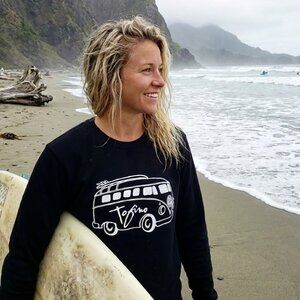 Black Crewneck TOFINO Sweatshirt